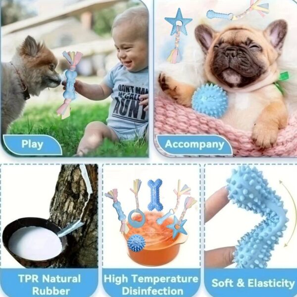 Blue Chew Toys For Puppies - Image 3