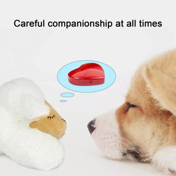 Low Decibel Heartbeat Puppy Training Toys Snuggle Anxiety Relieves Sleeping Dog - Image 3