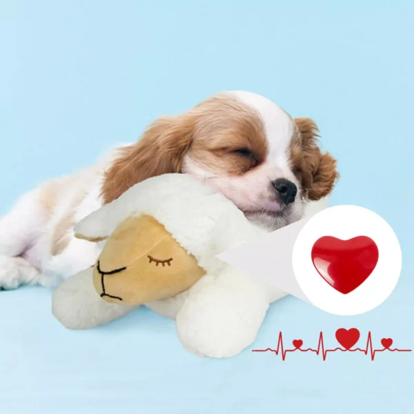 Low Decibel Heartbeat Puppy Training Toys Snuggle Anxiety Relieves Sleeping Dog